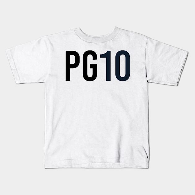 Pierre Gasly 10 - Driver Initials and Number Kids T-Shirt by GreazyL